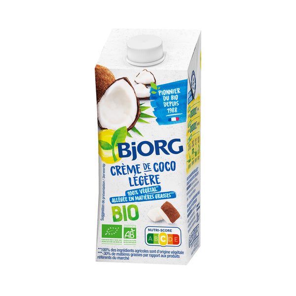 BJORG - Coconut Cooking Cream - 200ml – L'AZURGourmet